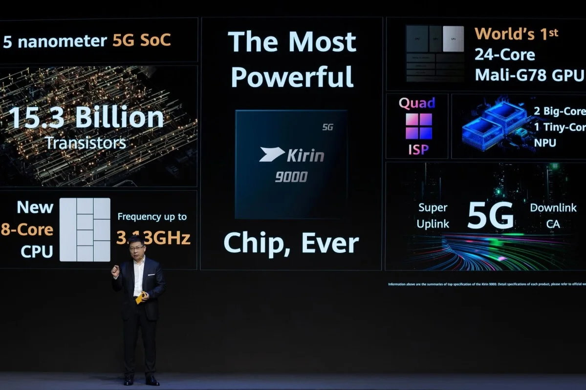 'Armv9' or 'Kirin 9000' if it were specified.