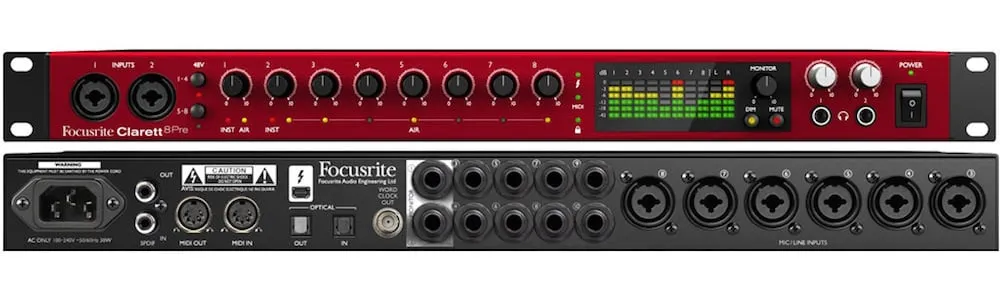 Focusrite Clarett 8Pre
