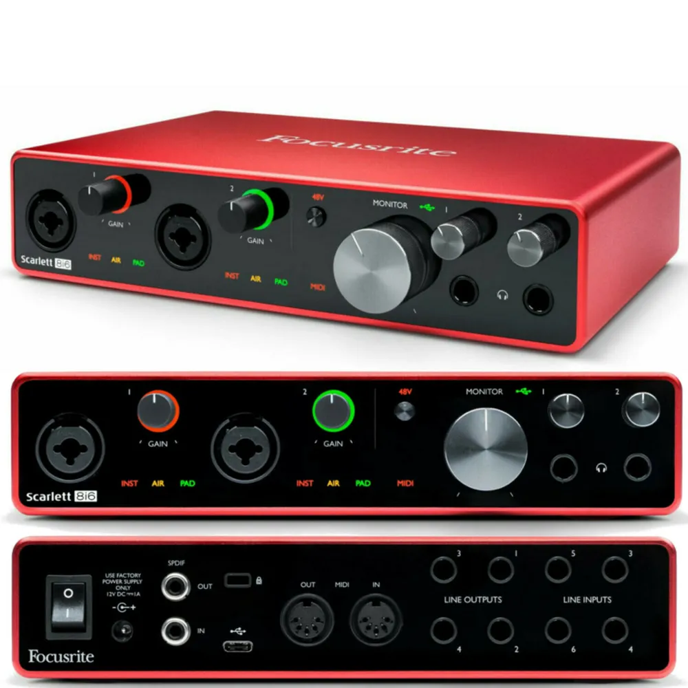 Focusrite Scarlett 8i6 3rd Gen