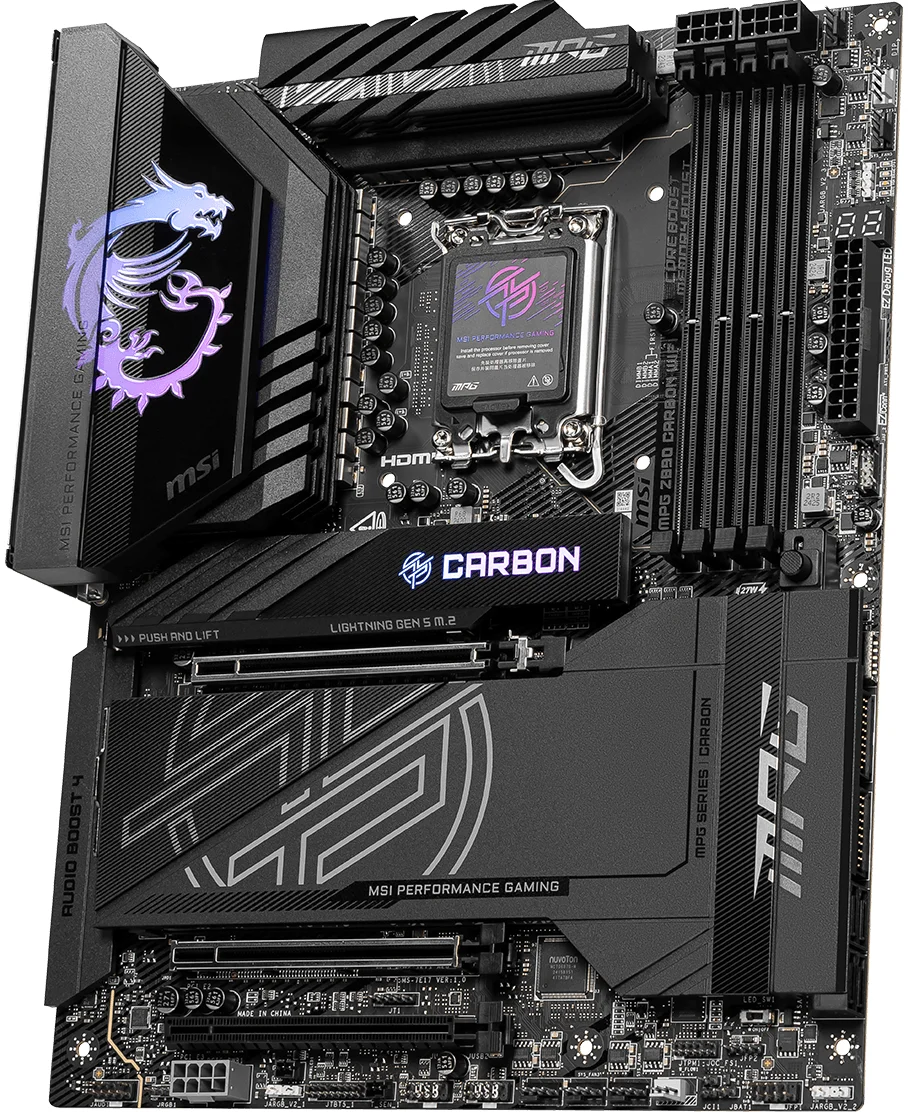 MSI Z890 Carbon Wifi motherboard
